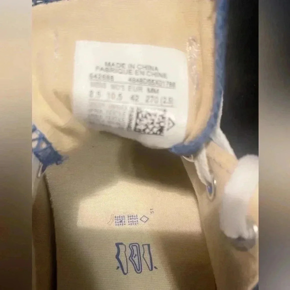 NWT converse all star unisex low horoscope baby blue casual sneakers M8.5/W10.5 - Picture 5 of 6